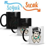 Baskı Dükkanı Camisa Hard Sihirli Porselen Kupa