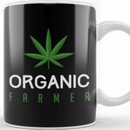 Baskı Dükkanı Cannabis Funny Organic Farmer Weed Thc Marijuana Kupa