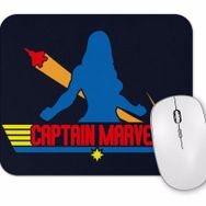 Baskı Dükkanı Captain Marvel Top Captain Mouse Pad