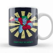 Baskı Dükkanı Captain Planet Retro Japanese Kupa Bardak