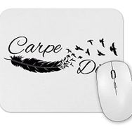 Baskı Dükkanı Carpe Diem Mouse Pad