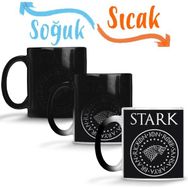 Baskı Dükkanı Casa Stark Logo Sihirli Porselen Kupa