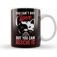 Baskı Dükkanı Cat Dog Owner Pet Lover Kitten Puppy Fans Rescue Animals Kupa Bardak