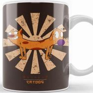 Baskı Dükkanı Catdog Retro Japanese Kupa Bardak