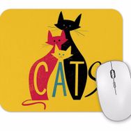 Baskı Dükkanı Cats Kediler Mouse Pad