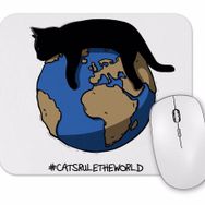 Baskı Dükkanı Cats Rule the World Mouse Pad