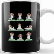 Baskı Dükkanı Cavalier King Charles Spaniel Dog Yoga Kupa