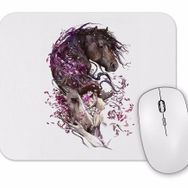 Baskı Dükkanı Cavalo E O Homem Mouse Pad
