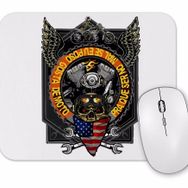 Baskı Dükkanı Caveira Motorsiklet Mouse Pad