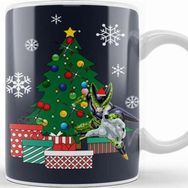 Baskı Dükkanı Cell Around the Christmas Dragonball Z Kupa
