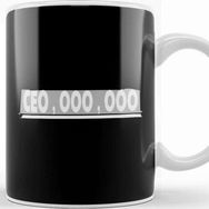 Baskı Dükkanı Ceo 000 000 9 Digit Rich Salary Entrepreneur Kupa