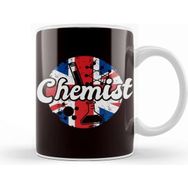 Baskı Dükkanı Chemist Uk Great Britain Flag Laboratory Chemistry Lab Tech Kupa