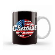Baskı Dükkanı Chemist Us American Flag Scientist Chemistry Science Clinic Kupa