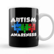 Baskı Dükkanı Chemistry Autism Awareness Puzzle Elements Kupa