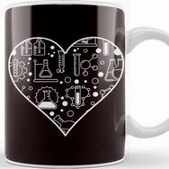 Baskı Dükkanı Chemistry Science Heart Chemist Scientist Pharmacist Clinic Kupa