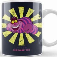 Baskı Dükkanı Cheshire Cat Retro Japanese Kupa