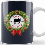 Baskı Dükkanı Christmas All Star Zarya Overwatch Wreath Kupa Bardak