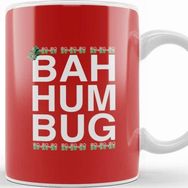 Baskı Dükkanı Christmas Bah Humbug Swee Kupa Bardak