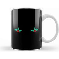 Baskı Dükkanı Christmas Chest Holly Kupa Bardak