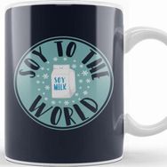 Baskı Dükkanı Christmas Soy To The World Kupa Bardak