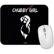Baskı Dükkanı Chubby Girl Mouse Pad