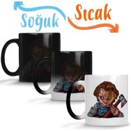 Baskı Dükkanı Chucky 01 Sihirli Porselen Kupa
