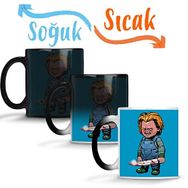 Baskı Dükkanı Chucky 06 Sihirli Porselen Kupa