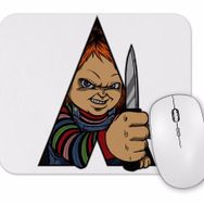Baskı Dükkanı Chucky A Doll Work Orange Mouse Pad