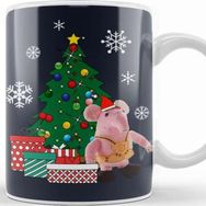 Baskı Dükkanı Clanger Around the Christmas Tree Kupa