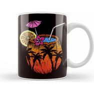 Baskı Dükkanı Coconut Cocktail Summer Island Vacation Hawaii Beach Aloha Kupa