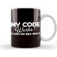 Baskı Dükkanı Coder Coding Developer Computer Science Internet Debugging KupaPorselen 330 ml 1 Adet Beyaz