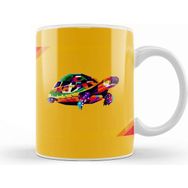 Baskı Dükkanı Colorful Turtles In Pop Art Design Kupa