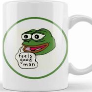 Baskı Dükkanı Conservative Frog Feels Good Man Kupa Bardak