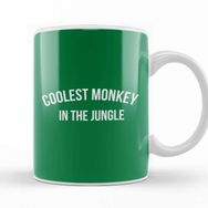 Baskı Dükkanı Coolest Monkey In The Jungle Kupa Bardak