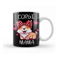 Baskı Dükkanı Corgi Mama Kupa Bardak