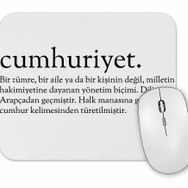 Baskı Dükkanı Cumhuriyet Mouse Pad
