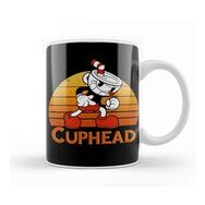 Baskı Dükkanı Cuphead Vintage Sunset Kupa Bardak