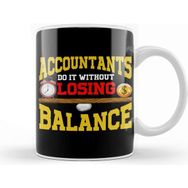 Baskı Dükkanı Cute Accountants Do It Without Losing Balance Pun Kupa