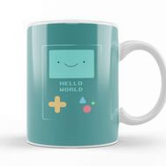 Baskı Dükkanı Cute Adventure Time Bmo Hello World Programmer Programming Female Kupa