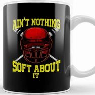 Baskı Dükkanı Cute Aint Nothing Soft About It Softball Pun Kupa Bardak