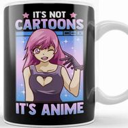 Baskı Dükkanı Cute Anime Obsessed it S Not Cartoons It S Anime Kupa