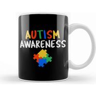 Baskı Dükkanı Cute Autism Awareness Colorful Puzzle Kupa