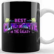 Baskı Dükkanı Cute Best Classmate In the Galaxy Space Galactic Kupa Bardak