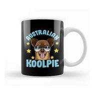 Baskı Dükkanı Cute & Funny Australian Koolpie Kelpie Dog Pun Kupa Bardak