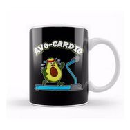 Baskı Dükkanı Cute & Funny Avo Cardio Avocado Cardio Gym Pun Kupa Bardak