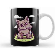 Baskı Dükkanı Cute & Funny Cat Fishing Kupa Bardak