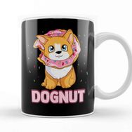 Baskı Dükkanı Cute & Funny Dognut Dog Donut Pun Adorable Puppy Kupa Bardak