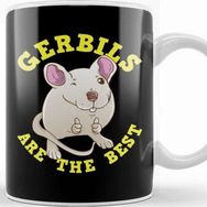 Baskı Dükkanı Cute & Funny Gerbils Are The Best Pet Owners Kupa Bardak