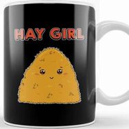 Baskı Dükkanı Cute & Funny Hay Girl Bale Of Hay Pun Pickup Line Kupa Bardak