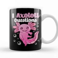 Baskı Dükkanı Cute & Funny I Axolotl Questions Pun Walking Fish Kupa Bardak